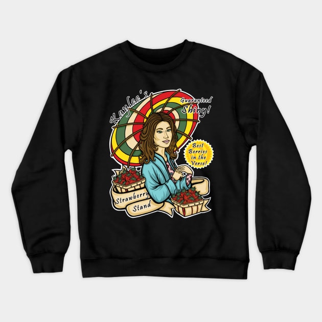 Kaylee's Strawberry Stand Crewneck Sweatshirt by OfficeInk